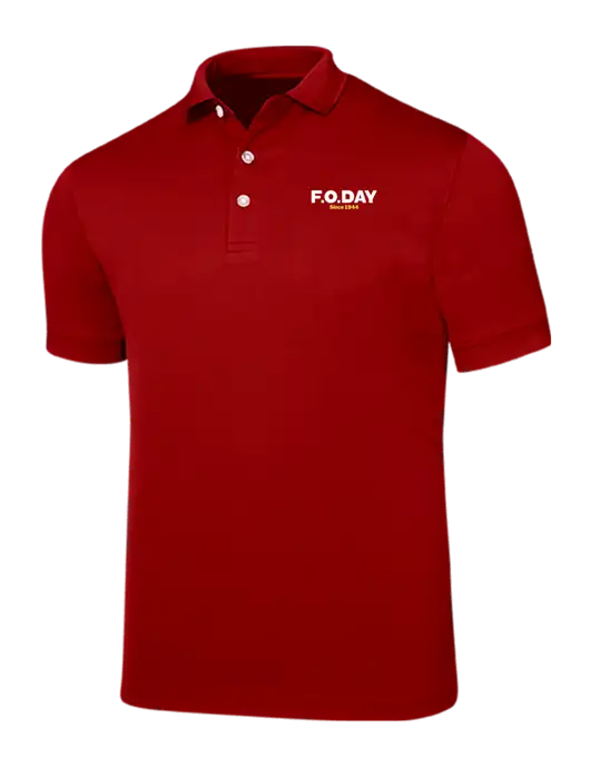 Callaway Ottoman Red Polo w/F.O.Day Logo