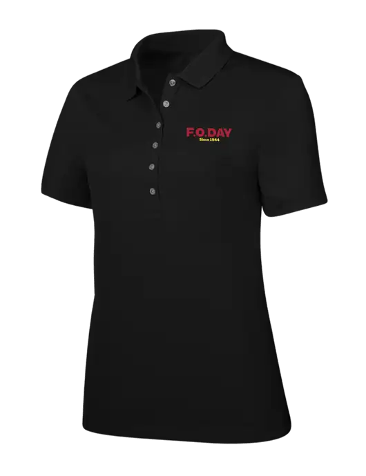 Callaway Womens Ottoman Black Polo w/F.O.Day Logo