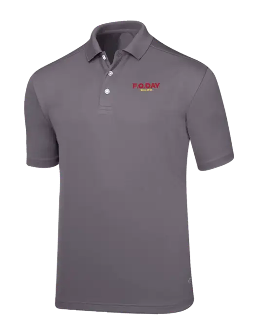 Callaway Core Medium Grey Performance Polo w/F.O.Day Logo