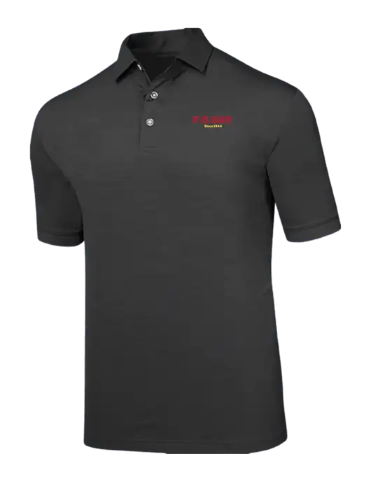 Callaway Black Fashion Tonal Polo w/F.O.Day Logo