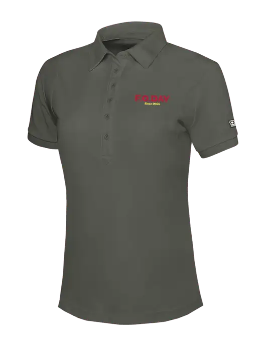 OGIO Womens Medium Grey Jewel Polo w/F.O.Day Logo