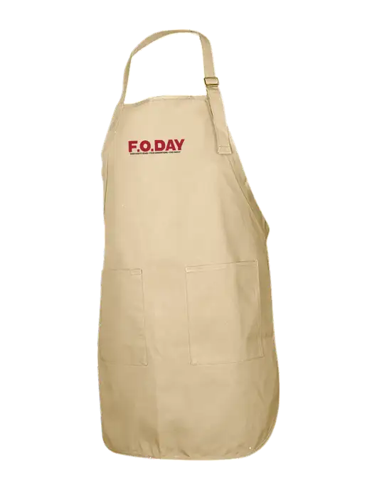 Full-Length Stone Apron With Pockets w/F.O.Day 80 Years Logo