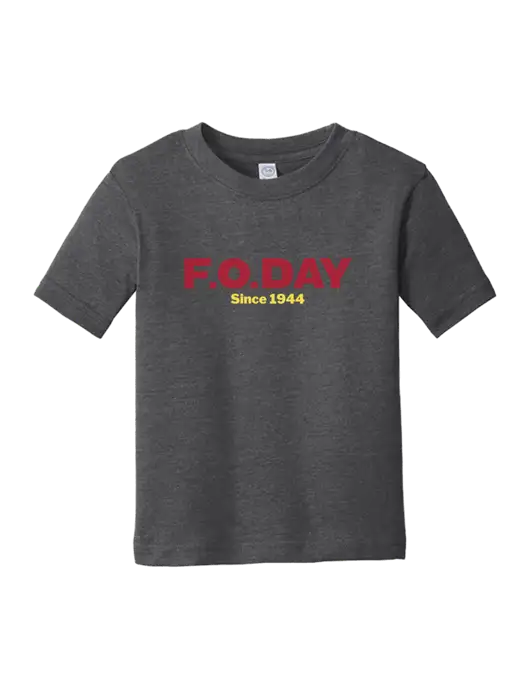 Rabbit Skins Vintage Smoke Toddler Fine Jersey Tee w/F.O.Day Logo