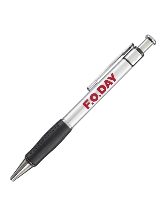 Malta Silver Pen - Black Ink w/F.O.Day Logo