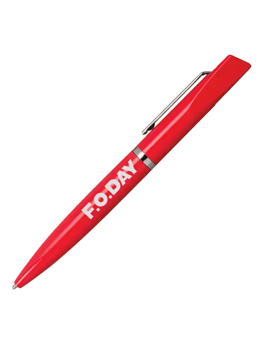 Santos Red Pen - Black Ink w/F.O.Day Logo