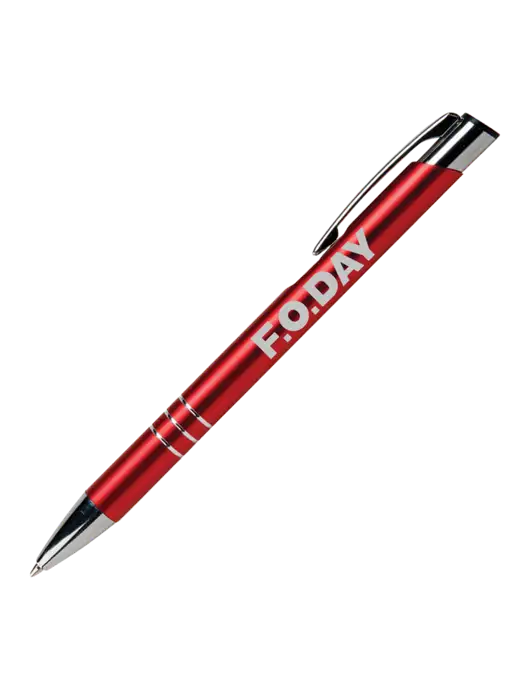 Laurent Red Pen - Black Ink w/F.O.Day Logo