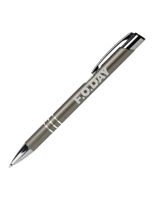 Laurent Gunmetal Pen - Black Ink w/F.O.Day Logo