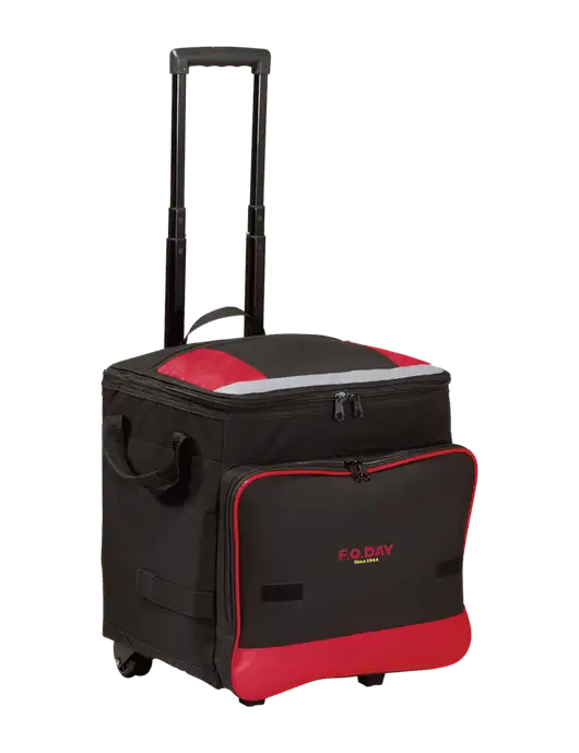Red Rolling Cooler w/F.O.Day Logo