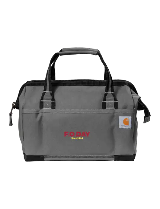 Carhartt Foundry Series 14” Grey Tool Bag w/F.O.Day Logo