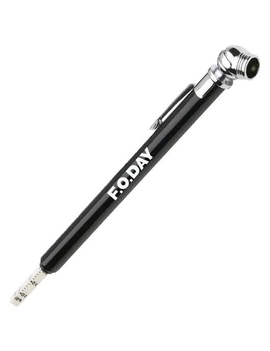 Quick View Black Tire Gauge w/F.O.Day Logo