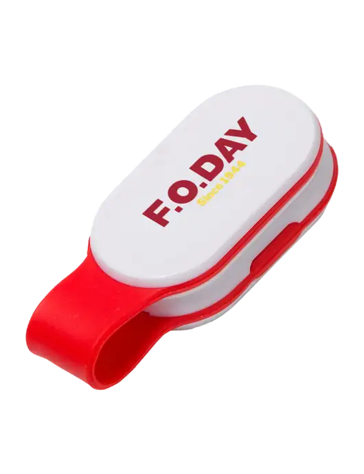 Magna Clip Red Personal Safety Light w/F.O.Day Logo