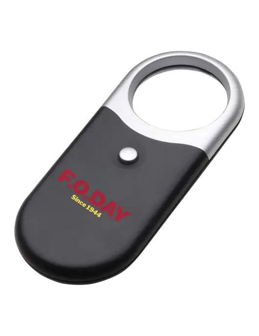 Compact Black Magnifier Light w/F.O.Day Logo