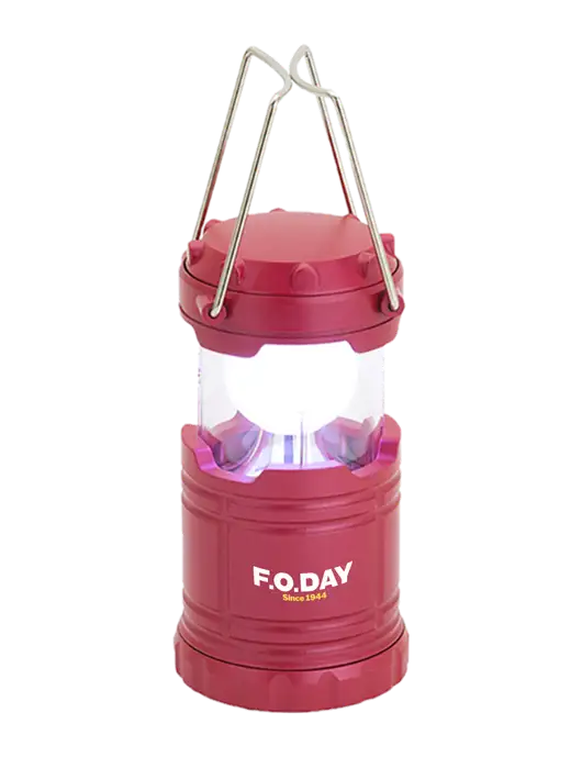 Red Mini Retro Lantern w/F.O.Day Logo