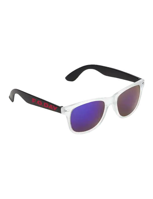Key West Black Mirrored Sunglasses w/F.O.Day Logo