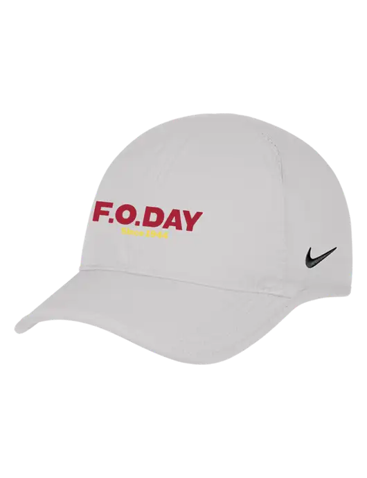 Nike White Featherlight Cap w/F.O.Day Logo