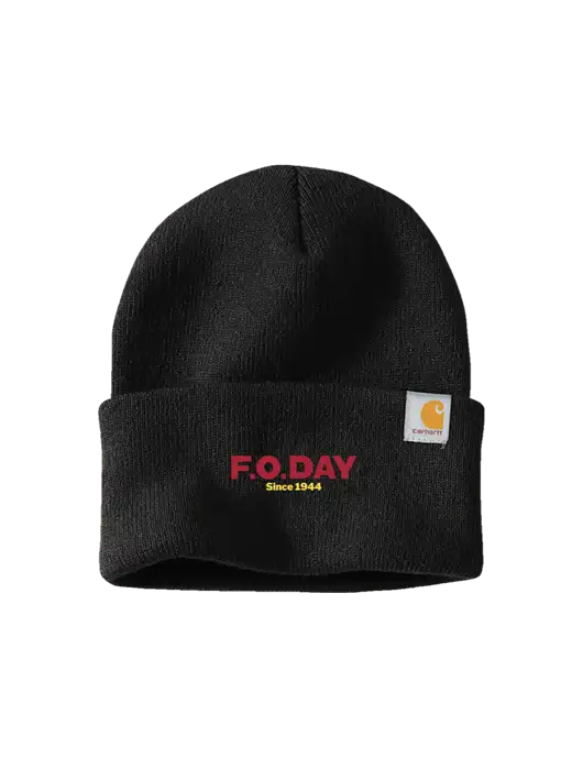 Carhartt Black Watch Cap 2.0 w/F.O.Day Logo