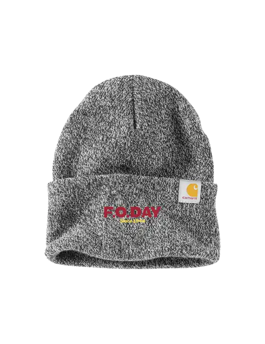 Carhartt Medium Grey Heather Watch Cap 2.0 w/F.O.Day Logo