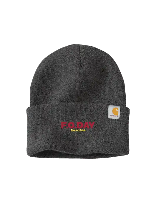 Carhartt Dark Grey Watch Cap 2.0 w/F.O.Day Logo