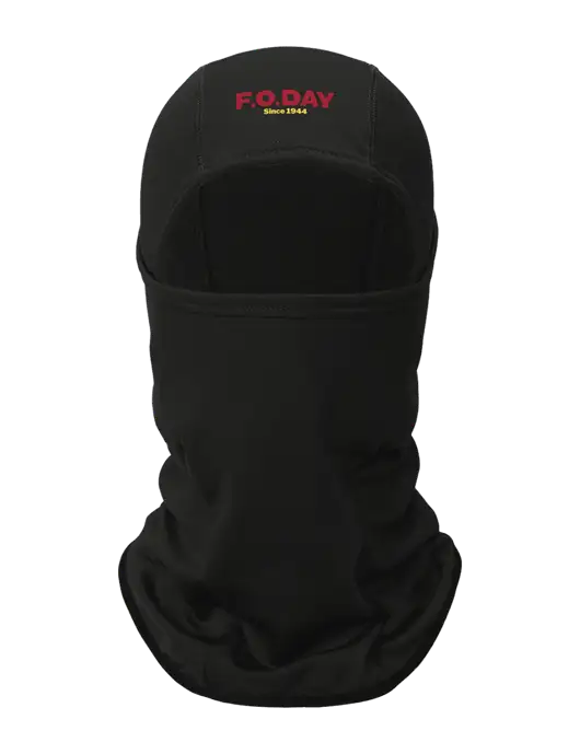 Black CornerStone Smooth Fleece Face Mask w/F.O.Day Logo