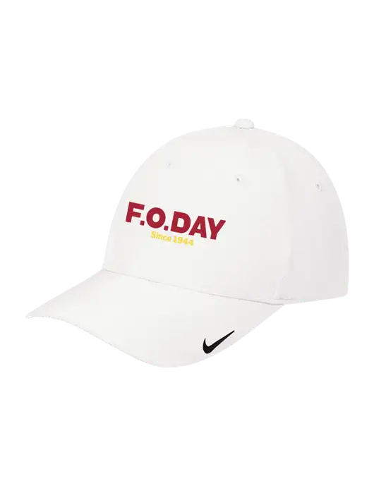 Nike White Dri-FIT Legacy Cap w/F.O.Day Logo