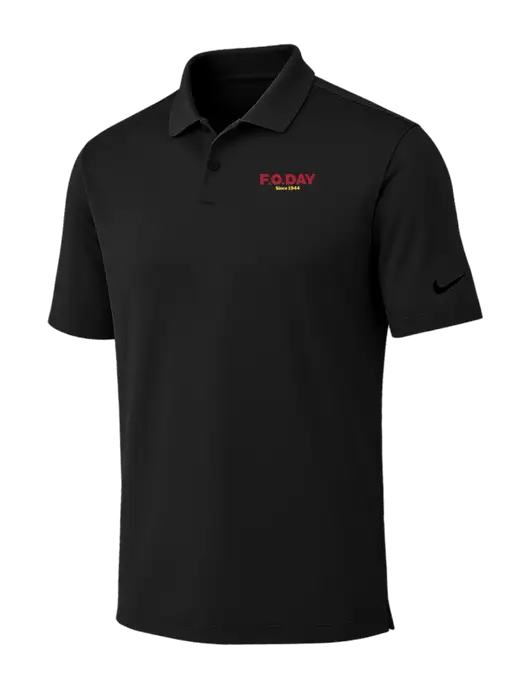 Nike Black Dri-FIT Vapor Polo w/F.O.Day Logo