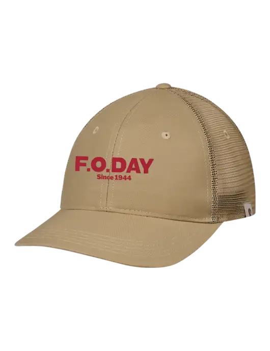 Carhartt Dark Tan Trucker Rugged Pro Series Cap w/F.O.Day Logo