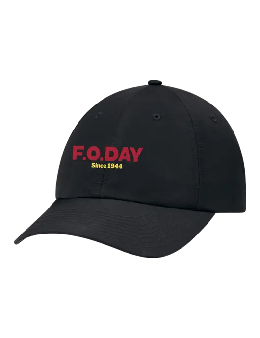 Richardson Relaxed Performance Lite Black Cap w/F.O.Day Logo