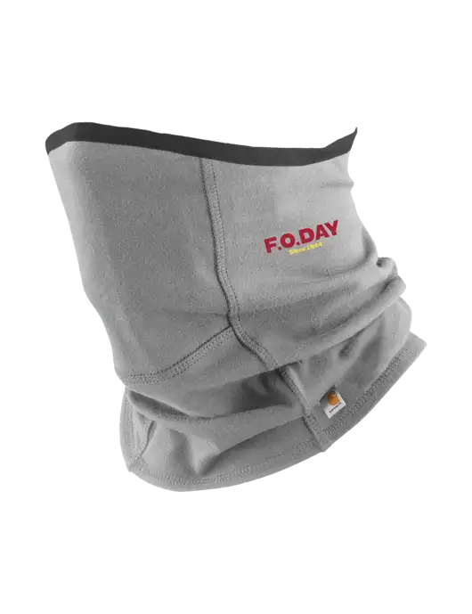 Carhartt Medium Grey Cotton Blend Filter Pocket Gaiter w/F.O.Day Logo