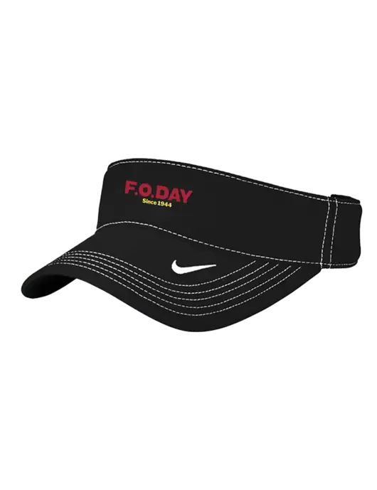 Nike Black Dri-FIT Ace Visor w/F.O.Day Logo