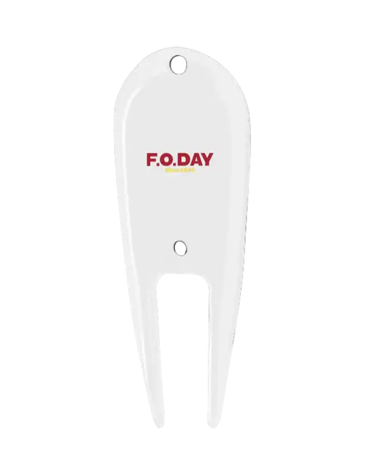 White Divot Tool w/F.O.Day Logo