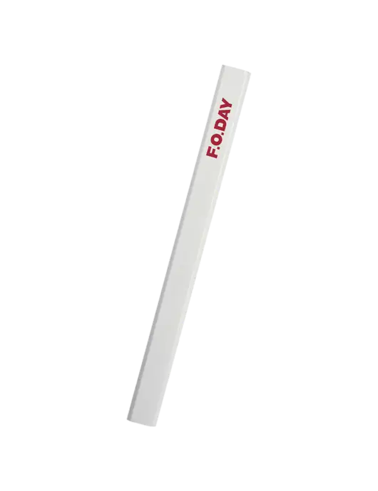 White Carpenter Pencil w/F.O.Day Logo