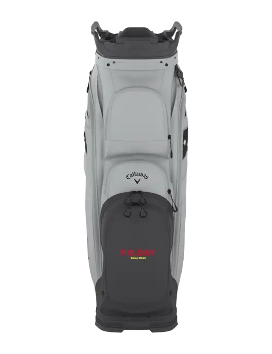 Callaway Org 14 Light Grey Cart Golf Bag  w/F.O.Day Logo