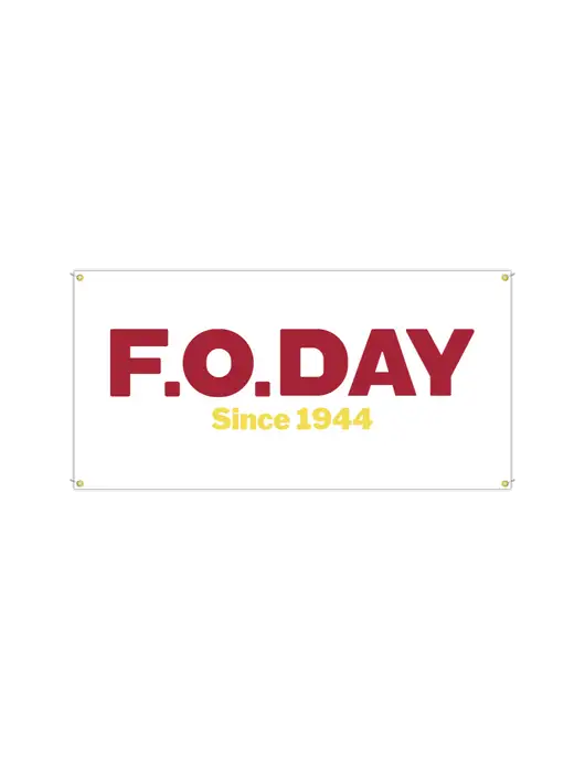 Vinyl Banner 72" x 36"  w/F.O.Day Logo