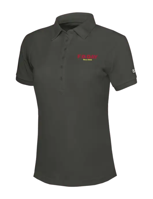 OGIO Womens Dark Grey Jewel Polo w/F.O.Day Logo