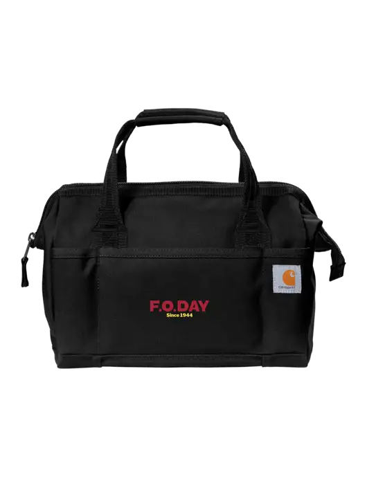 Carhartt Foundry Series 14” Black Tool Bag w/F.O.Day Logo