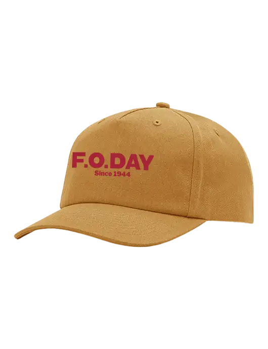 Richardson 5-Panel Gold Yellow Relaxed Gramps Cap w/F.O.Day Logo